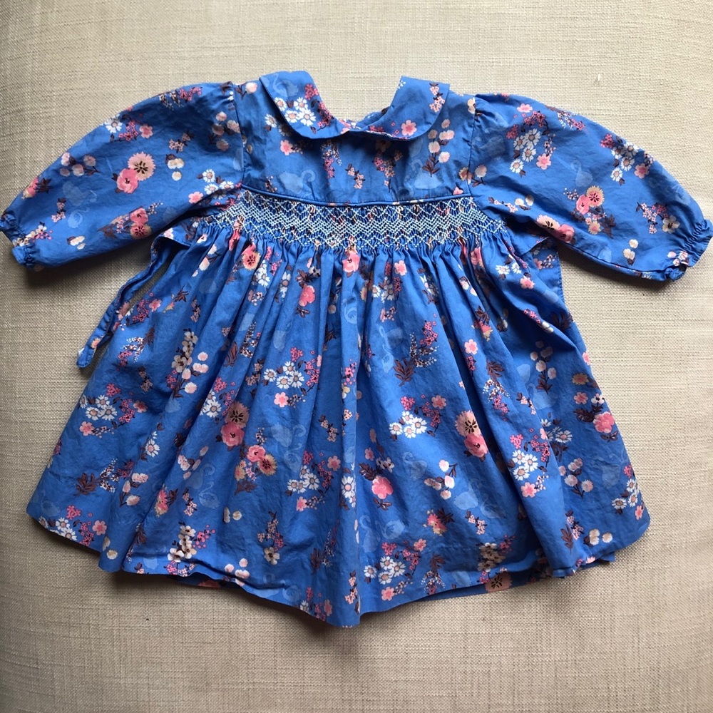 Question Everything smocked dress